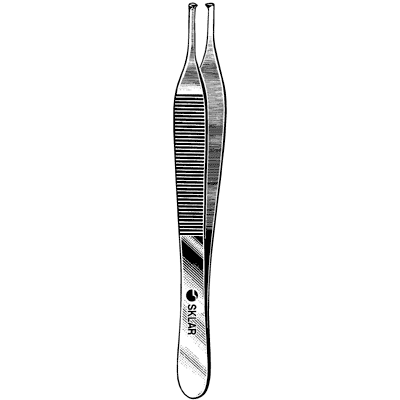 Sklarlite Extra Delicate Adson Tissue Forceps 4 3-4" - 23-2606