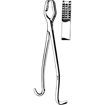 Lane Bone Holding Forceps 17" - 40-2417