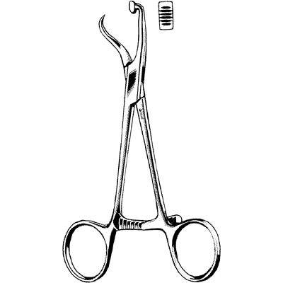 Plate and Bone Holding Forceps 4 3-4" - 40-2672