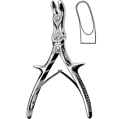 Stille-Luer Rongeur 8 1-2" - 40-4085