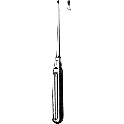 Lempert Endaural Curette 8 1-4" - 40-7380