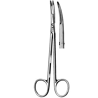 Glassman Thin Point Dissecting Scissors 7" - 41-1047