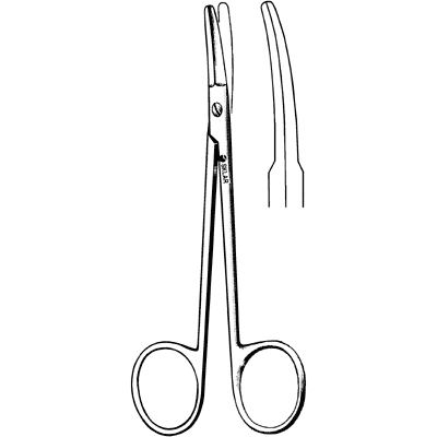 Fomon Saber Back Scissors 5 1-2" - 41-1076