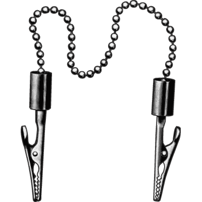 Alligator Napkin Clip Plain - 44-427