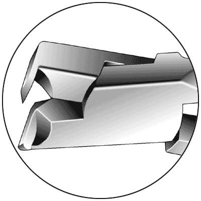Non-Holding Distal End Cutter