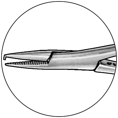 Mathieu Elastics Inserting Plier With Hook - 49-8080