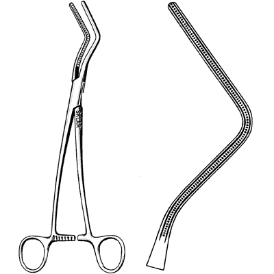 Lees Bronchus Clamp 9 3-4" - 52-2382