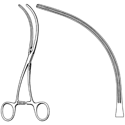DeBakey Aortic Exclusion Clamp 7 1-4" - 52-6601