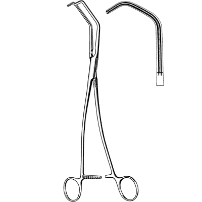 DeBakey Atraumatic Tangential Clamp 9 3-4" - 52-6622