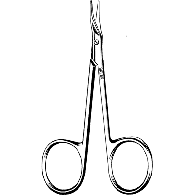 McGuire Corneal Scissors 4 1-4" - 64-3298