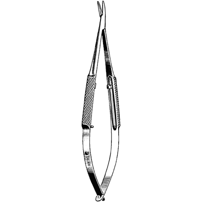 Cohan Needle Holder Curved With Lock 7mm Jaws - 65-6475