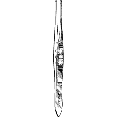 Sklar LiteGrip (Fenestrated Handle) Iris Forceps 4" - 66-3342