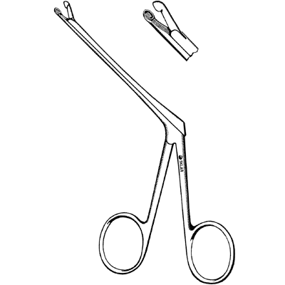 Hartmann Alligator Ear Forceps Delicate Spoon Jaws - 67-1021
