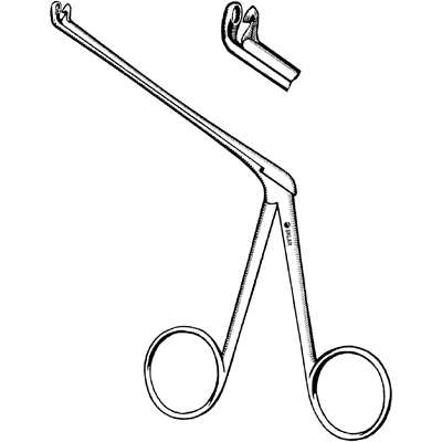 Hartmann Alligator Ear Forceps Jaws Curved Upward - 67-1030