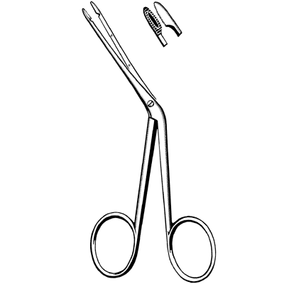 Hartmann Alligator Ear Forceps Serrated - 67-1045