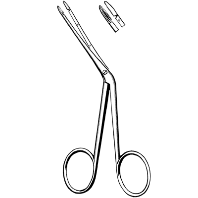 Hartmann Alligator Ear Forceps Light Serrated Jaw - 67-1050