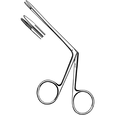 Littauer Ear Forceps 3" - 67-1052