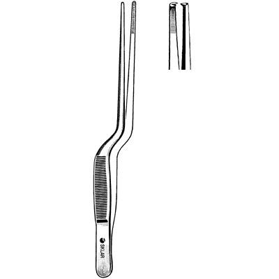 Lucae Bayonet Forceps 5 1-2" - 67-1555