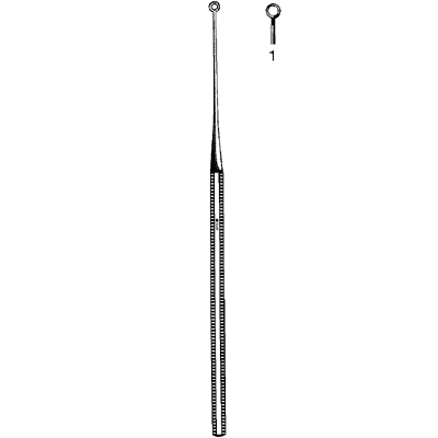 Buck Ear Curette Blunt Straight #1 - 67-2491