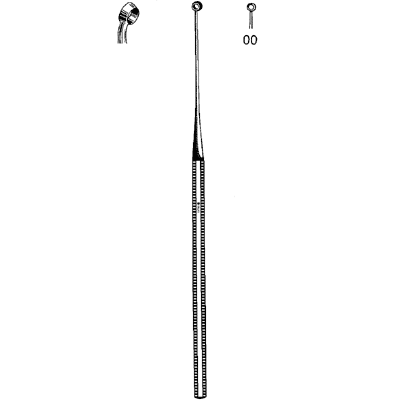 Buck Ear Curette Sharp Angled #00 - 67-2499
