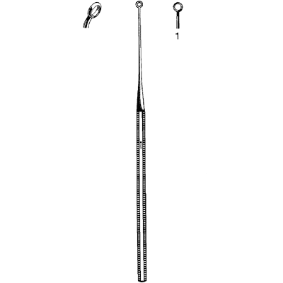 Buck Ear Curette Blunt Angled #1 - 67-2511