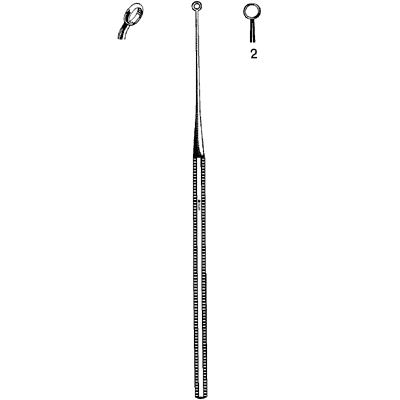 Buck Ear Curette Blunt Angled #2 - 67-2512