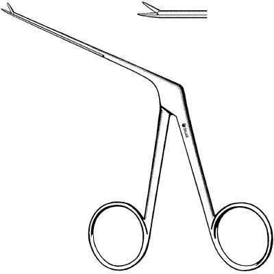 Micro Alligator Ear Forceps 3 1-4" - 67-8172