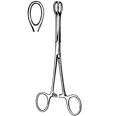 Ballenger Sponge Forceps 7" - 74-1370