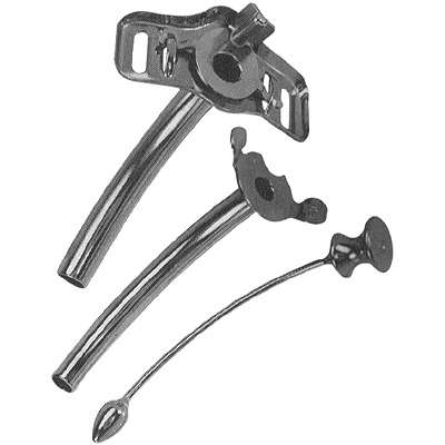 Jackson Original Tracheotomy Tube #5 Stainless Steel Short Length - 78-1315