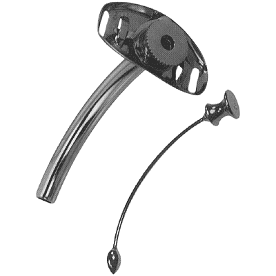 Jackson Improved Tracheotomy Tube #4 Stainless Steel Regular Length - 78-2014