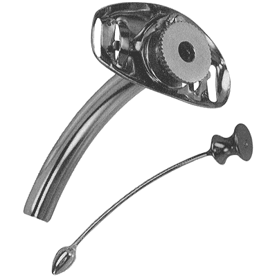 Jackson Improved Tracheotomy Tube #4 Stainless Steel Short Length - 78-2114