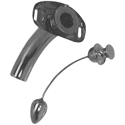 Jackson Improved Laryngectomy Tube #7 Stainless Steel - 78-2287