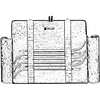 Van Buren Urethral Sounds In Khaki Roll Sizes 14-24 French - 85-1070