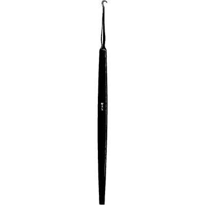 Sklar Black Frazier Tissue Hook 5" - 90-1048