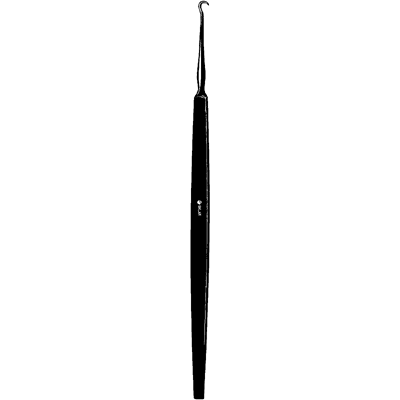 Sklar Black Frazier Tissue Hook 5" - 90-1049