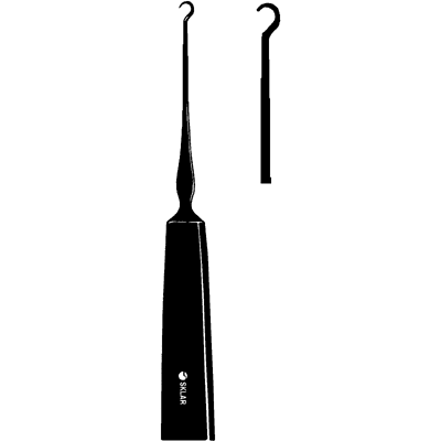 Sklar Black Tyrell Iris Hook 5" - 90-1056