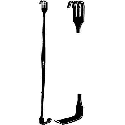 Sklar Black Senn Retractor 6" - 90-1059