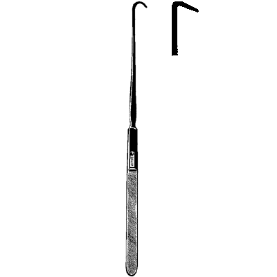 Sklar Black Emmett Tenaculum Hook #2 - 90-2172