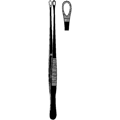 Sklar Black Singley Forceps 9" - 90-2272