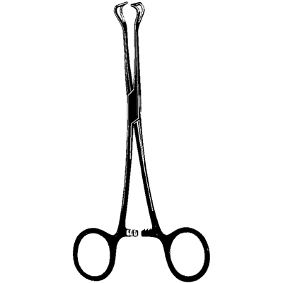 Sklar Black Babcock Forceps 8" - 90-2278