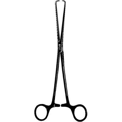 Sklar Black Schroeder (Braun) Tenaculum Forceps 9 1-2" - 90-2325