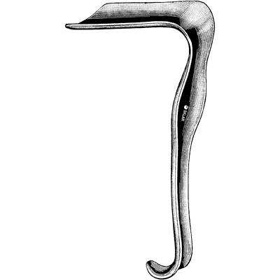 Jackson Vaginal Retractor Medium Blade 3 1-2" x 1 1-2" - 90-3135