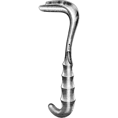 Sims-Kelly Retractor With Sklar Grip Handle Small 2 1-4" x 1" Blade - 90-3422