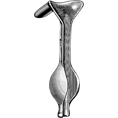 Auvard Weighted Vaginal Speculum 4" x 1 3-4" - 90-3530
