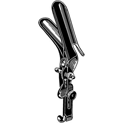 Sklar Black Freeway Graves Vaginal Speculum - 90-3814