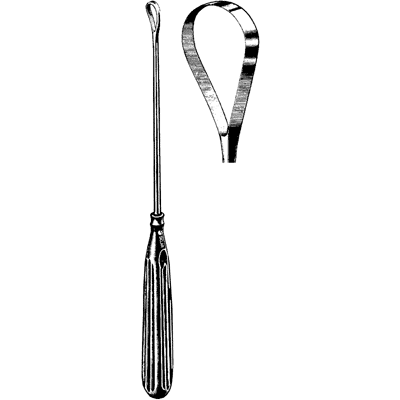 Lounsbury Placenta Curette 13" - 90-5713