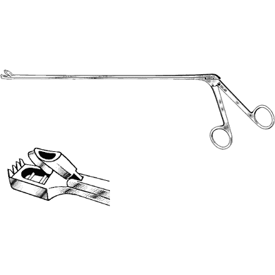 Wittner Uterine Biopsy Punch Straight 4mm x 8mm Bite - 90-6600