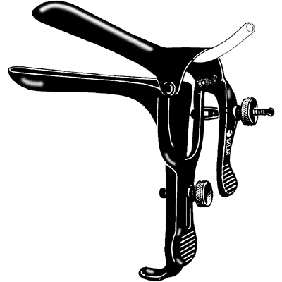 Sklar Black Graves Vaginal Speculum 3" x 3-4" - 90-9000