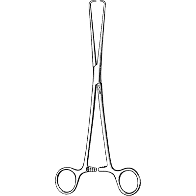 Schroeder (Braun) Tenaculum Forceps 10 1-4" - 91-1298