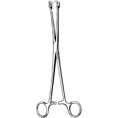 Schroeder Vulsellum Forceps 9 1-2" Straight  - 91-1590